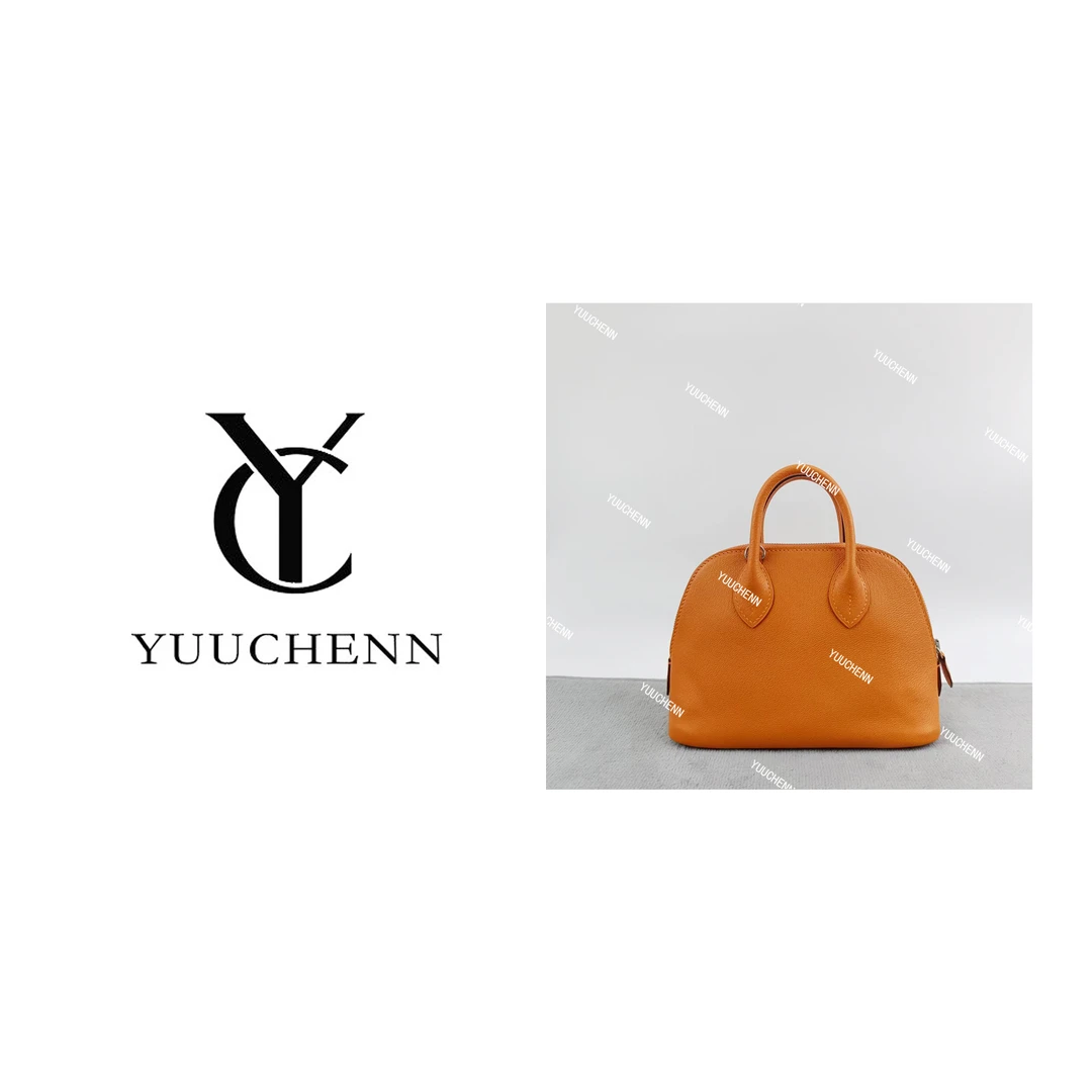 YUUCHENN【手工定制】18cm原创设计高定真皮包 HH4572