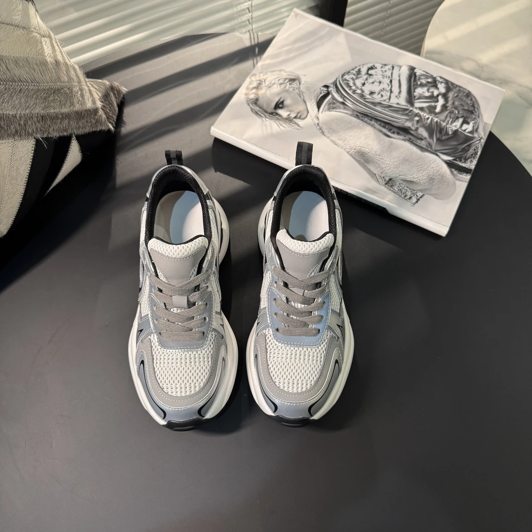 EM2025春夏季新款厚底老爹鞋内增高圆头时尚潮鞋显腿长休闲鞋