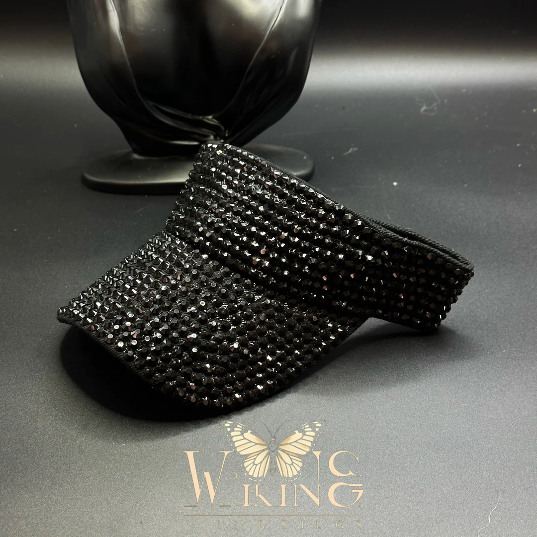 王大嘴原创 “全钻”奢华夏日遮阳防晒全钻空顶帽M327