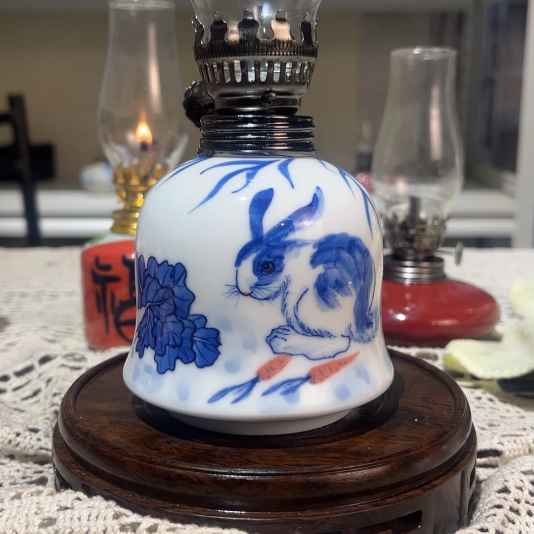 摆件景德镇陶瓷香薰灯