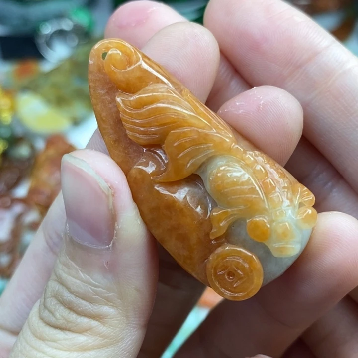 颈饰未镶嵌翡翠吊坠