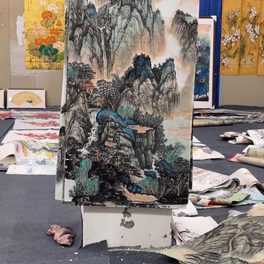 国画处理作品看好再拍哦