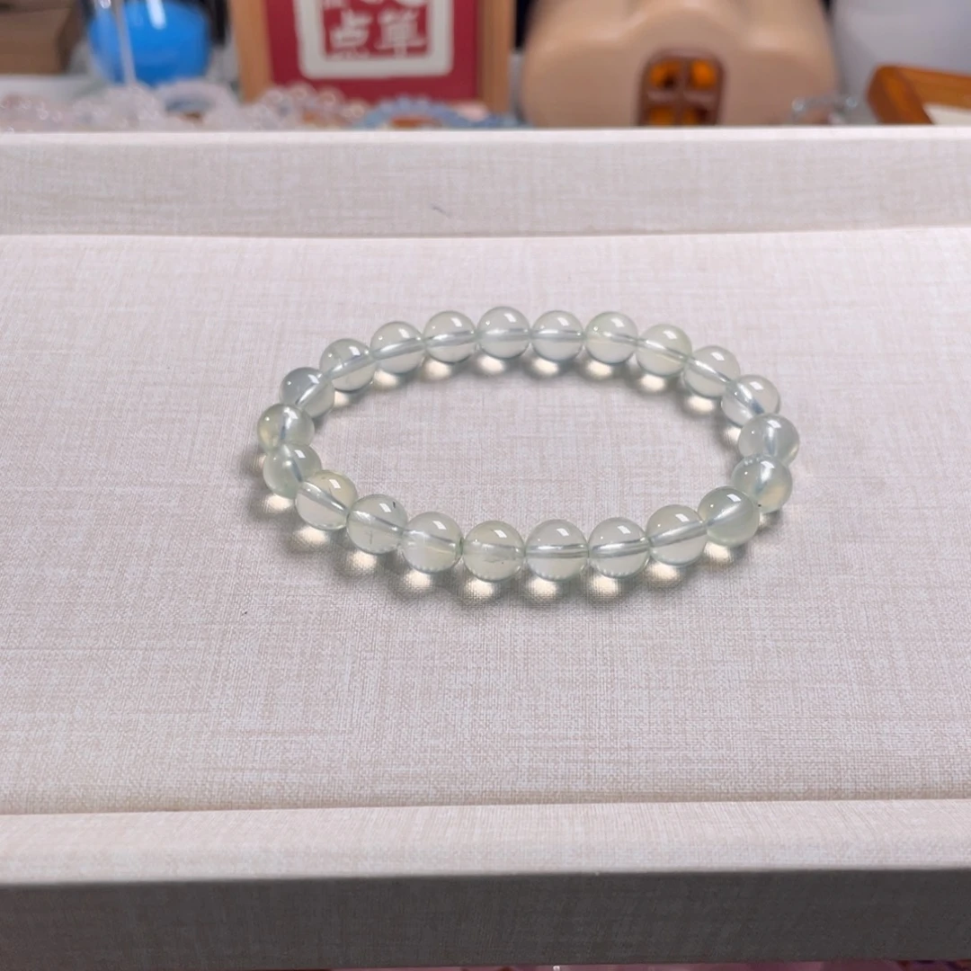 葡萄石未镶嵌手链葡萄石卡8+手串