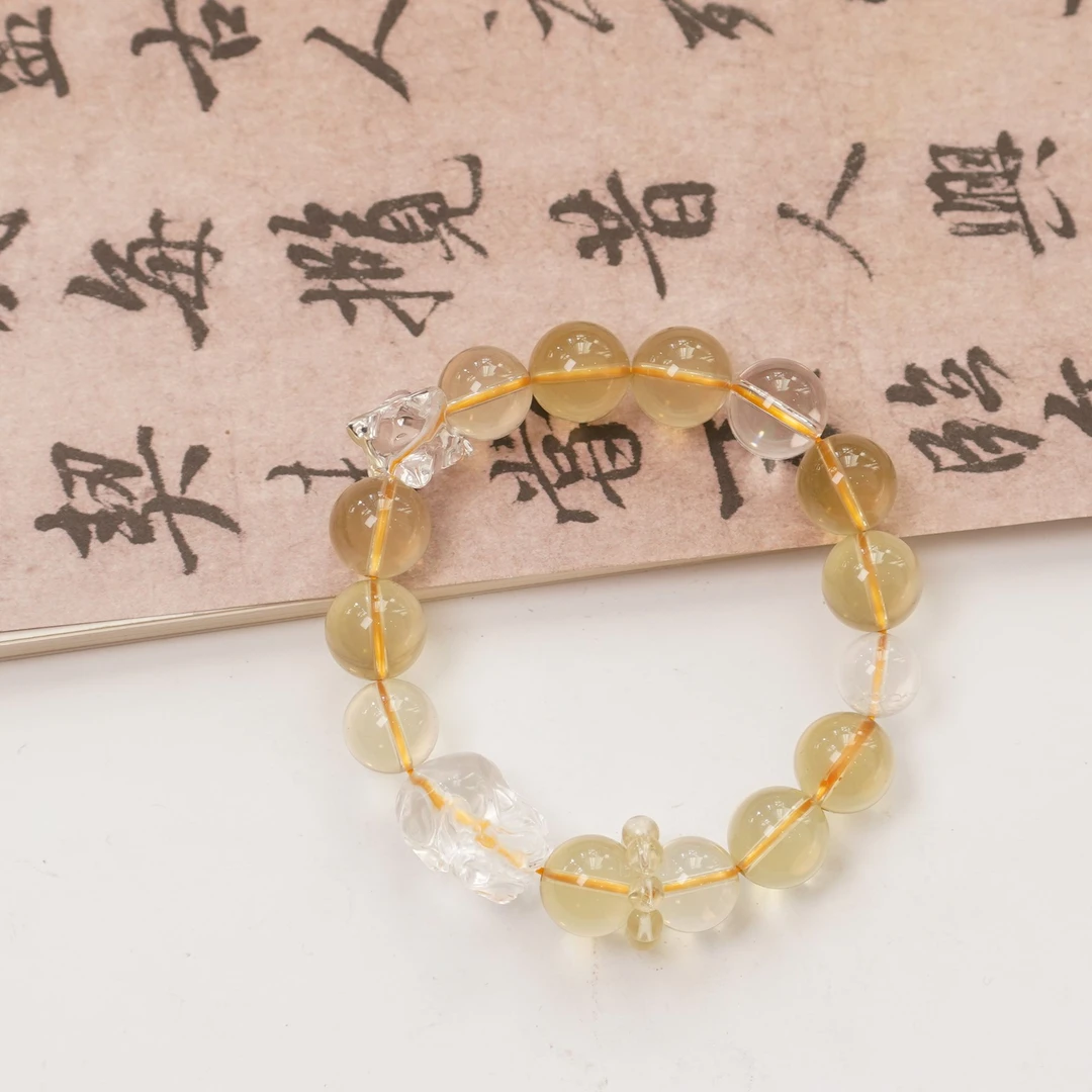 黄水晶手串ZC10A5126