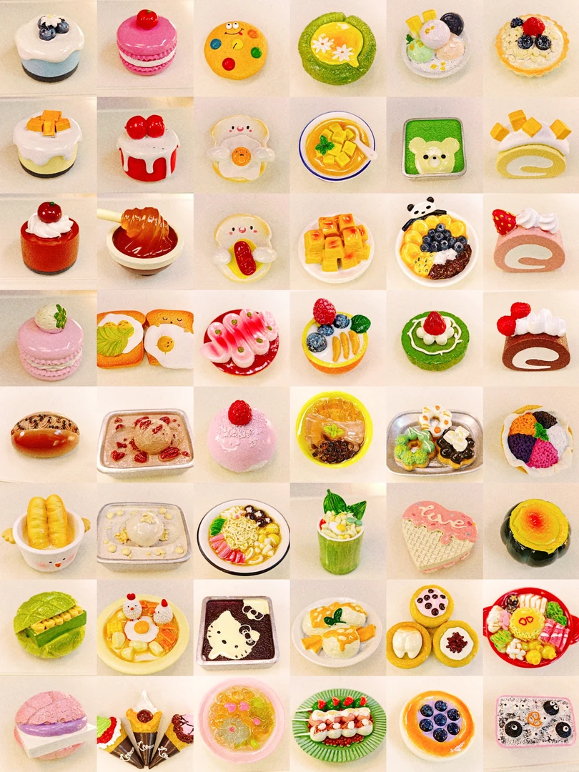 【Yunyun直播拆】创意食玩磁吸立体冰箱贴（拆完no退，介意慎拍）