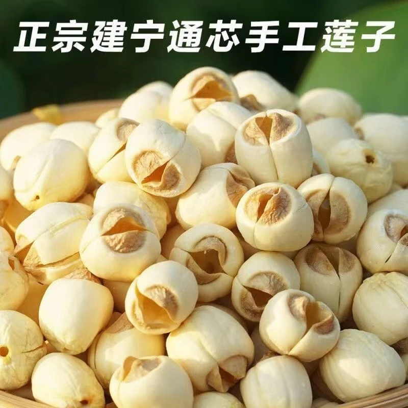 正宗建宁通芯莲子干货