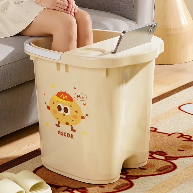 泡脚桶家用过小腿高深洗脚盆过冬神器学生宿舍过膝养生按摩足浴桶