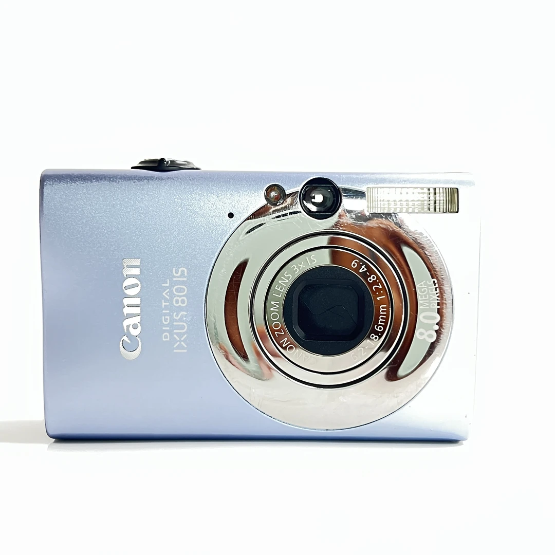 95新 Canon/佳能 ixus80蓝1000万像素3倍变焦数码相机