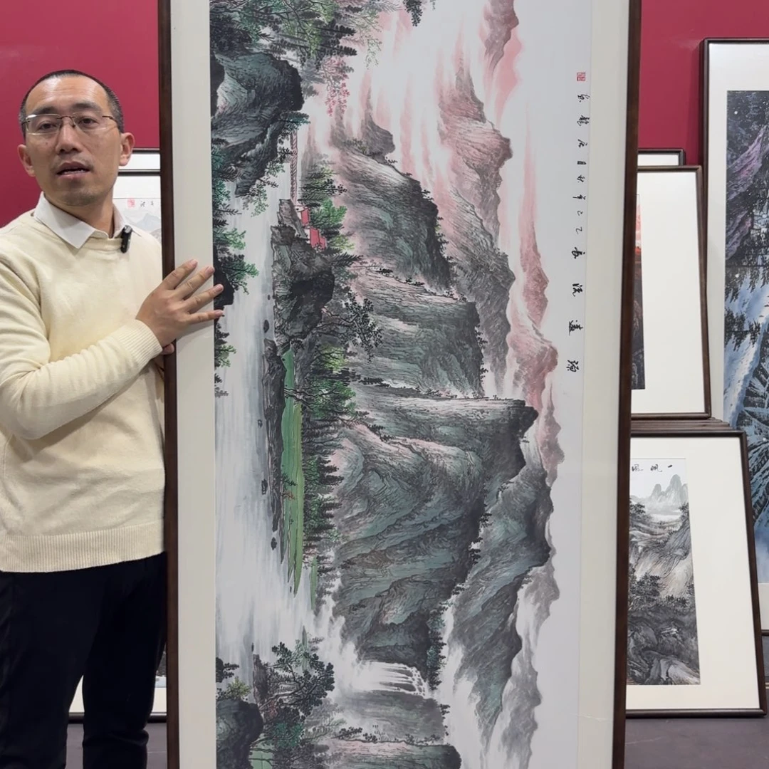 国画手绘作品210/80