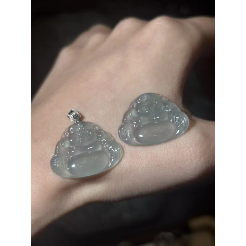 天然A货翡翠HJ40佛公吊坠多样性发一