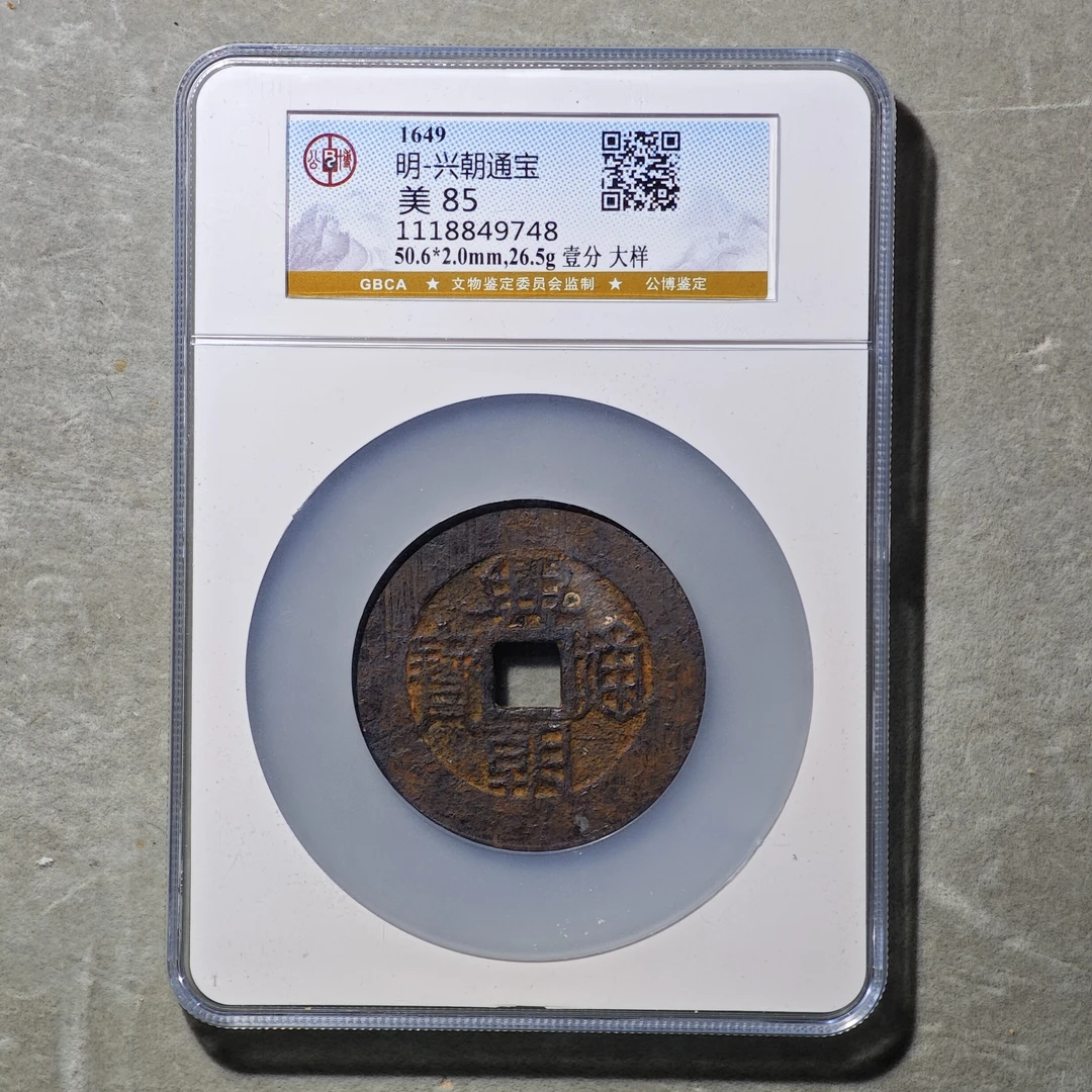 60801-28 兴朝通宝壹分大样