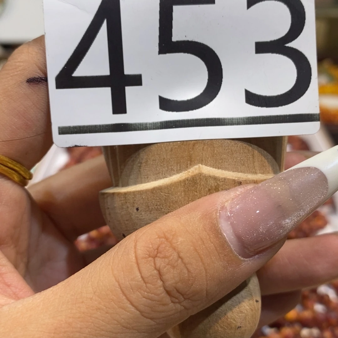 香榧木圆珠圆雕手工串453