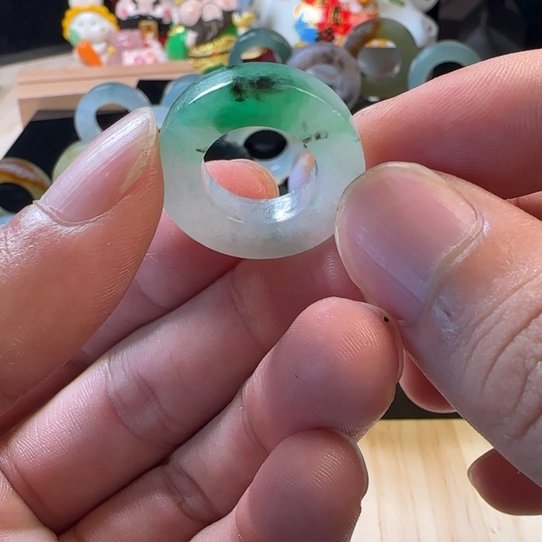 定制翡翠未镶嵌康**¢戒指