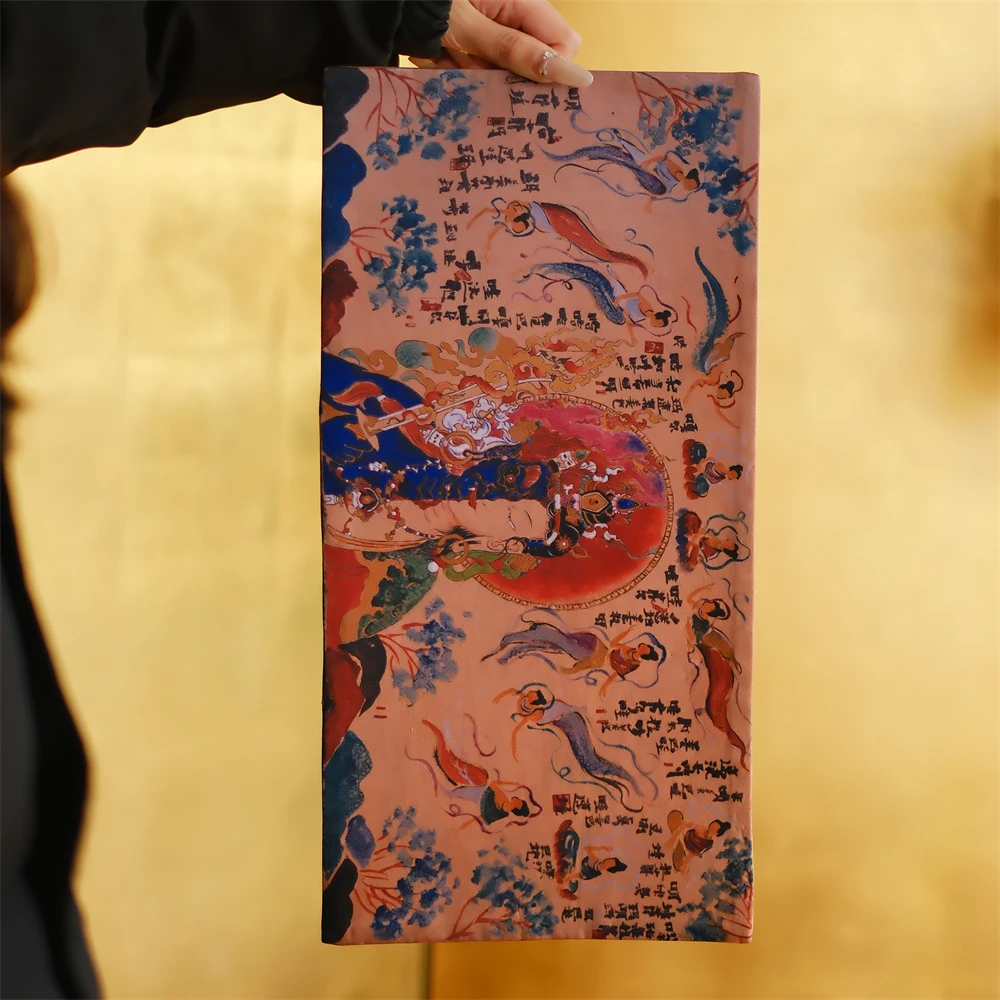 大乔美学 尹圆圆联名【一念成佛一念成魔】双面不同图案茶席40*20cm