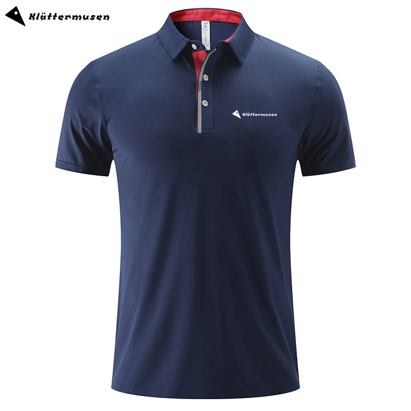攀山鼠polo衫短袖男士夏季薄款速干透气翻领T恤休闲体恤运动上衣