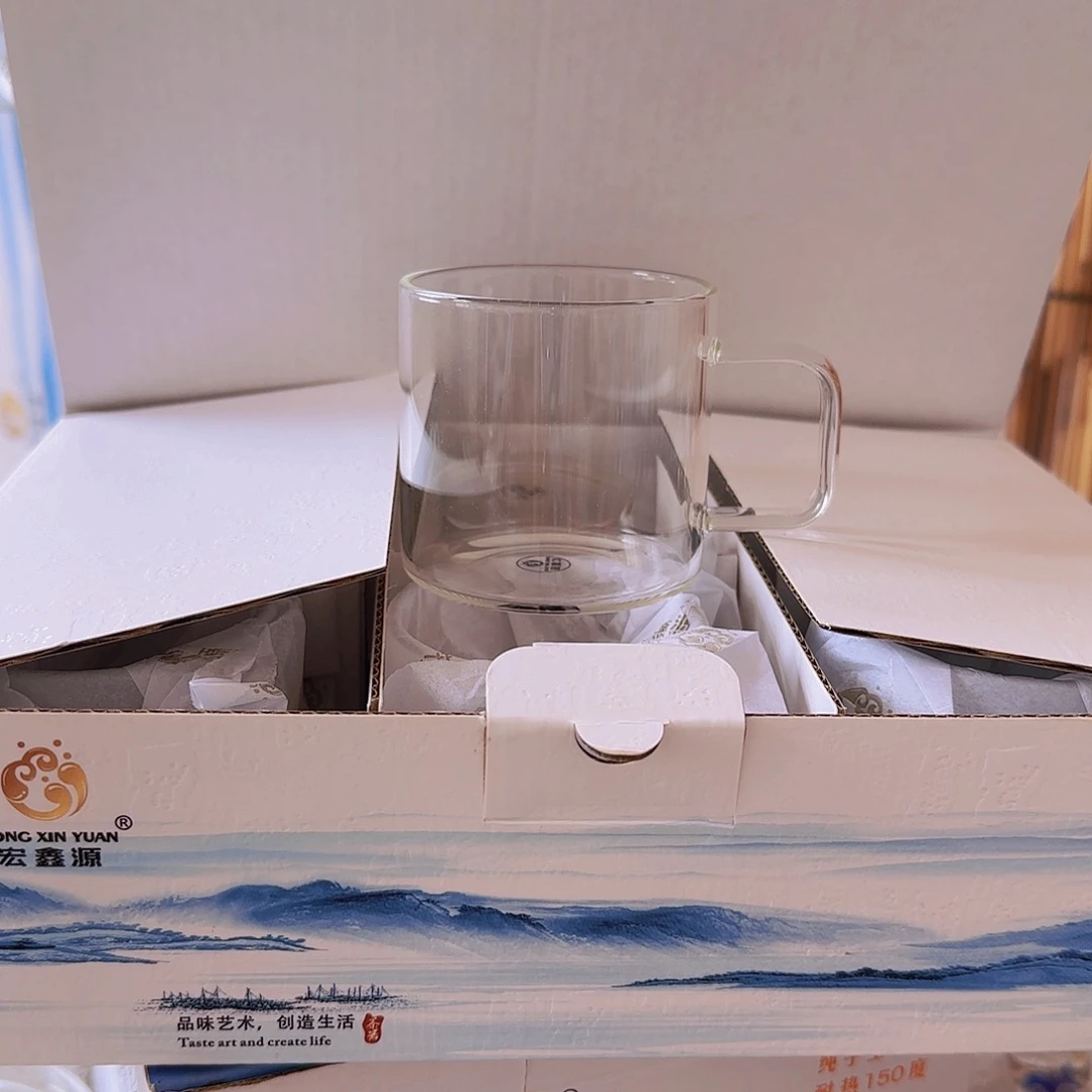 高硼硅玻璃茶水分离款H101白