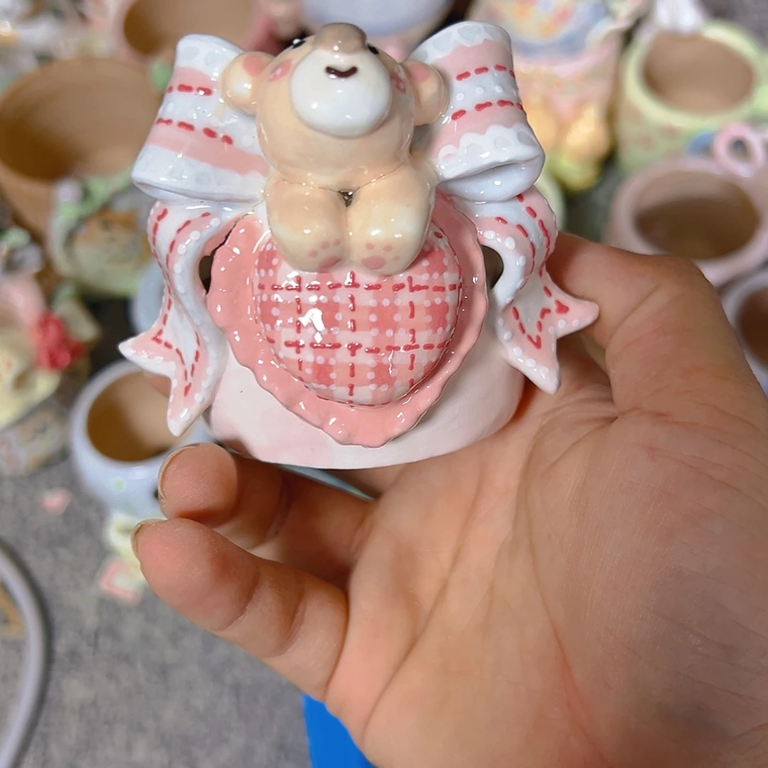 清仓老梧家的手工多肉花盆