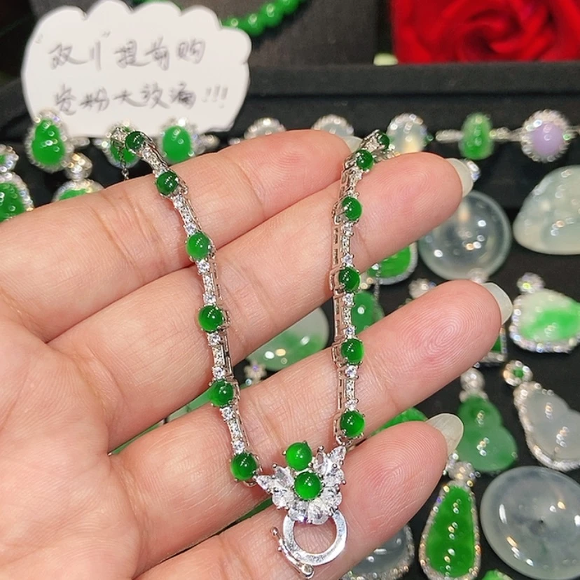 【闪购商品】颈饰未镶嵌翡翠天然翡翠