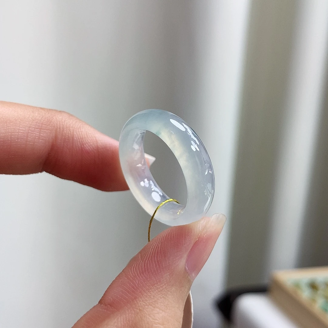 未镶嵌戒指翡翠14圈