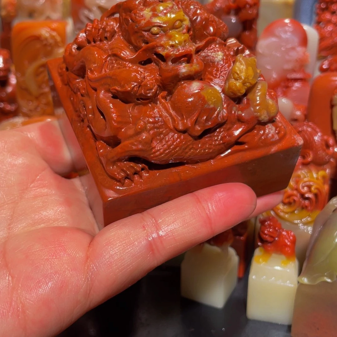 寿山石印石精美寿山