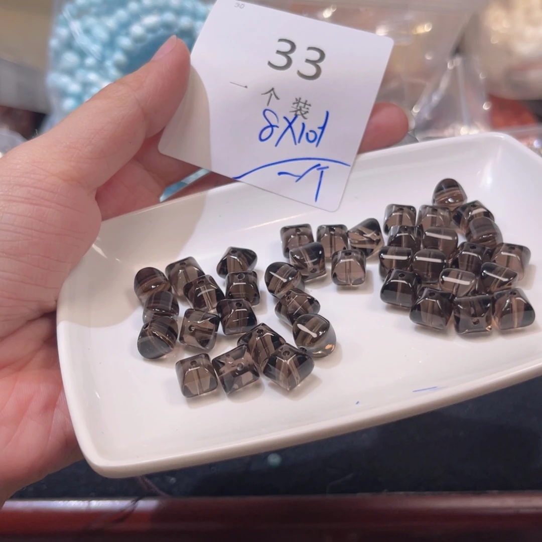 水晶未镶嵌珠宝半成品33 。