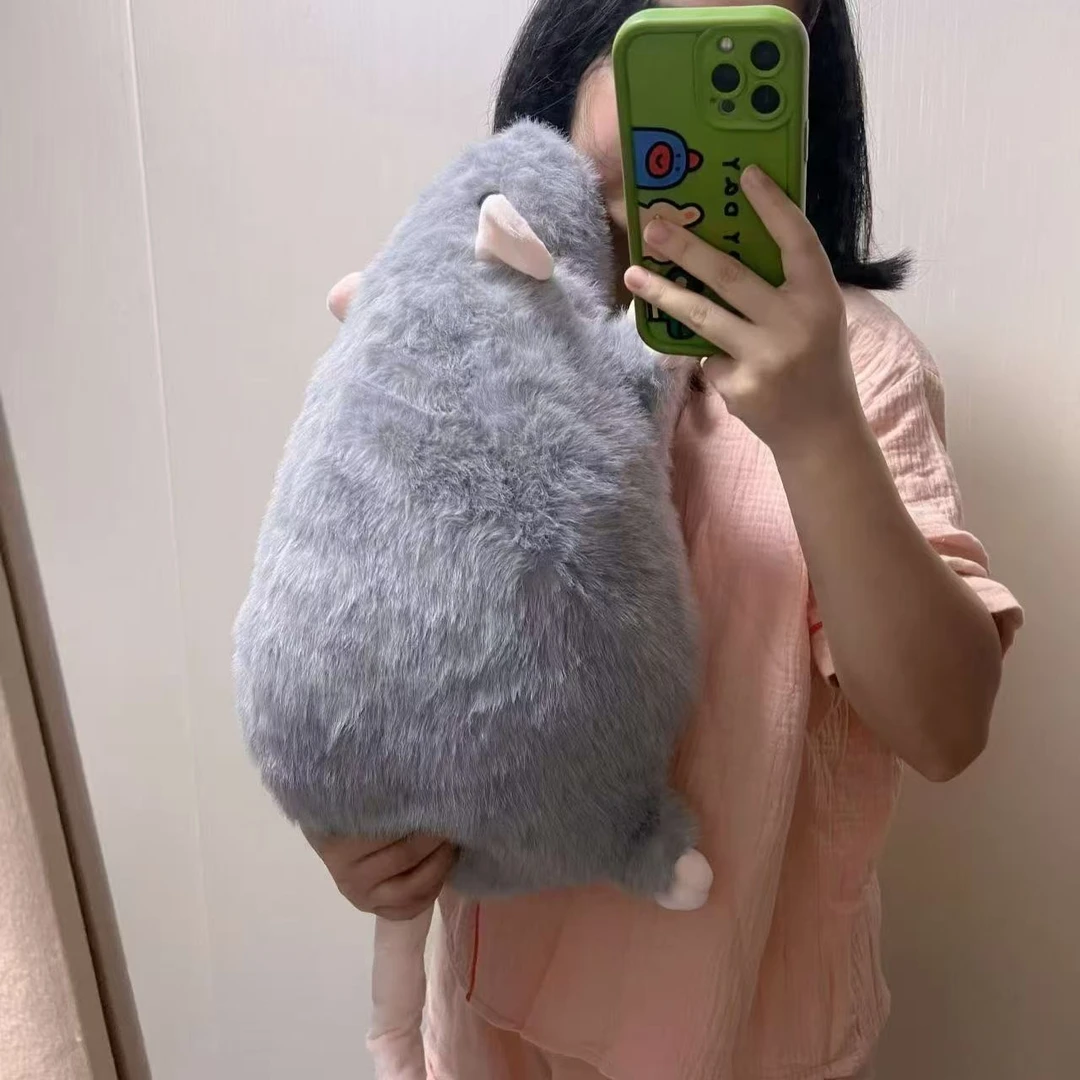 可爱超大花枝鼠大老鼠毛绒玩具陪伴耗子玩偶睡觉床上公仔生日礼物