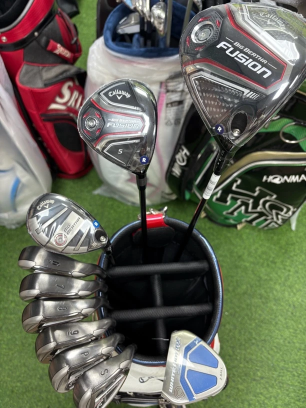 卡拉威Big Bertha 男士高尔夫套杆 3木6铁一推一包 碳素R