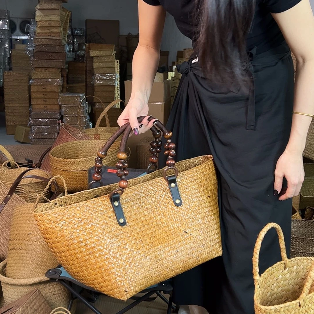 草编包/草编收纳盒微瑕疵