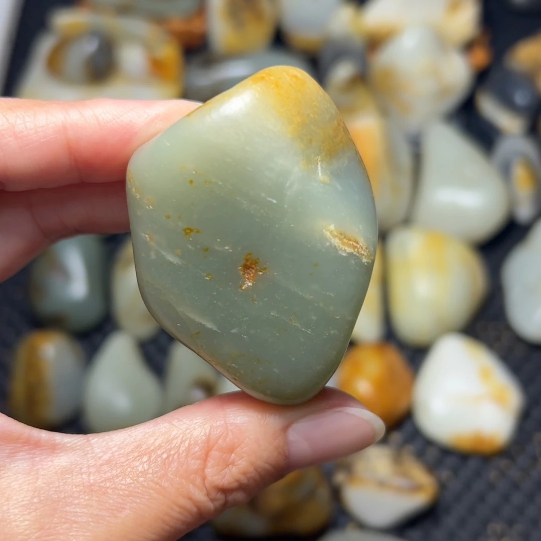 和田玉未镶嵌挂件A63