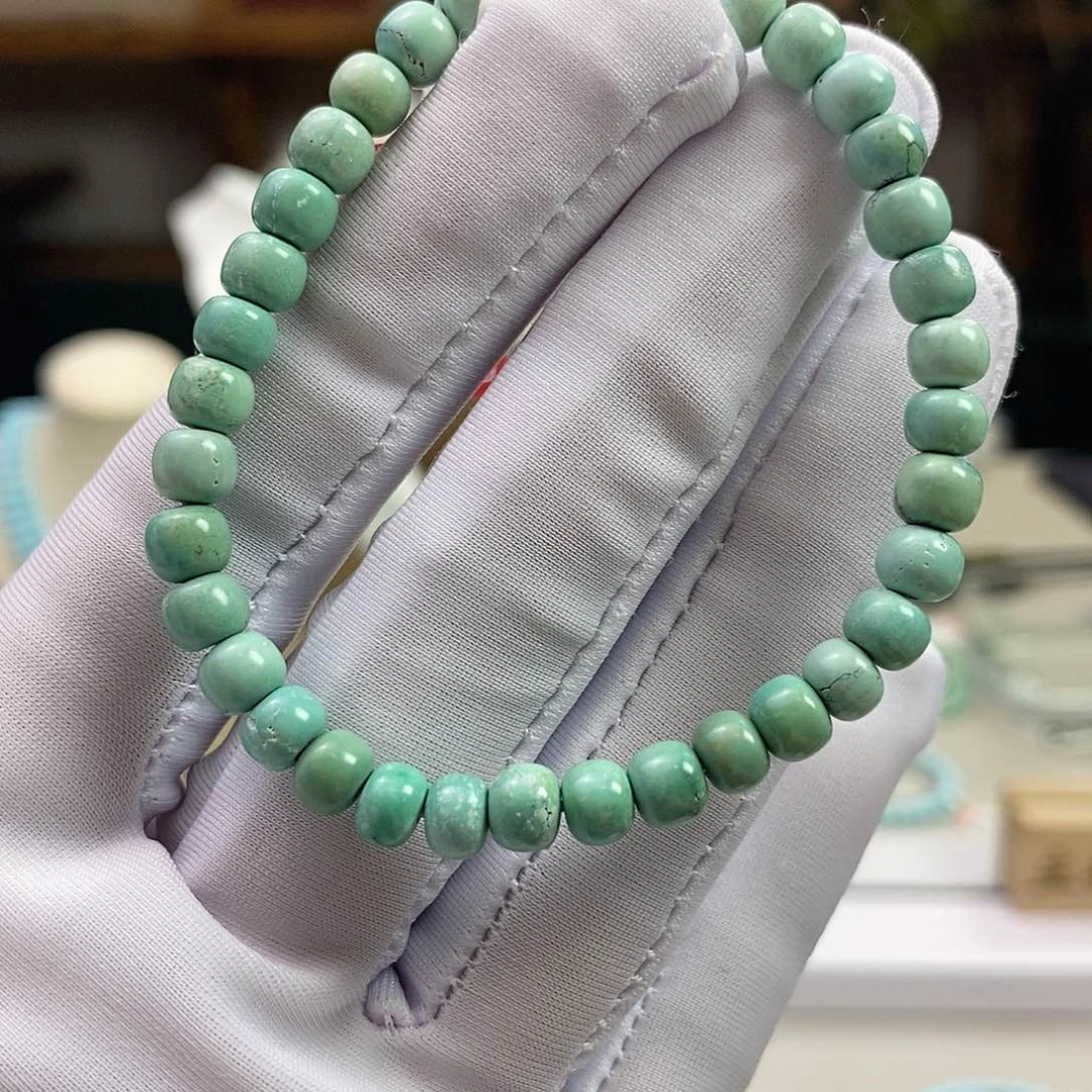 绿松石A19果绿单圈卡5+未镶嵌