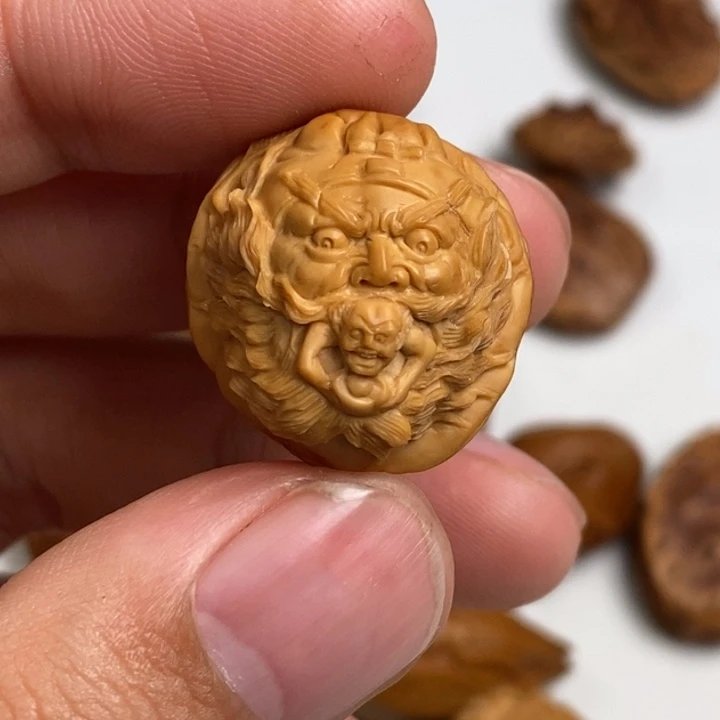 密***飞橄榄核手串/手链钟馗