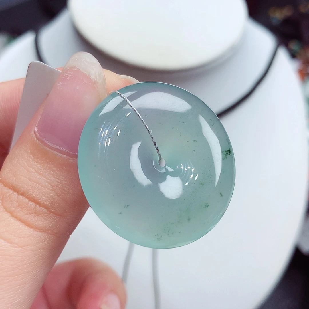 翡翠未镶嵌颈饰翡翠55，30/5.9