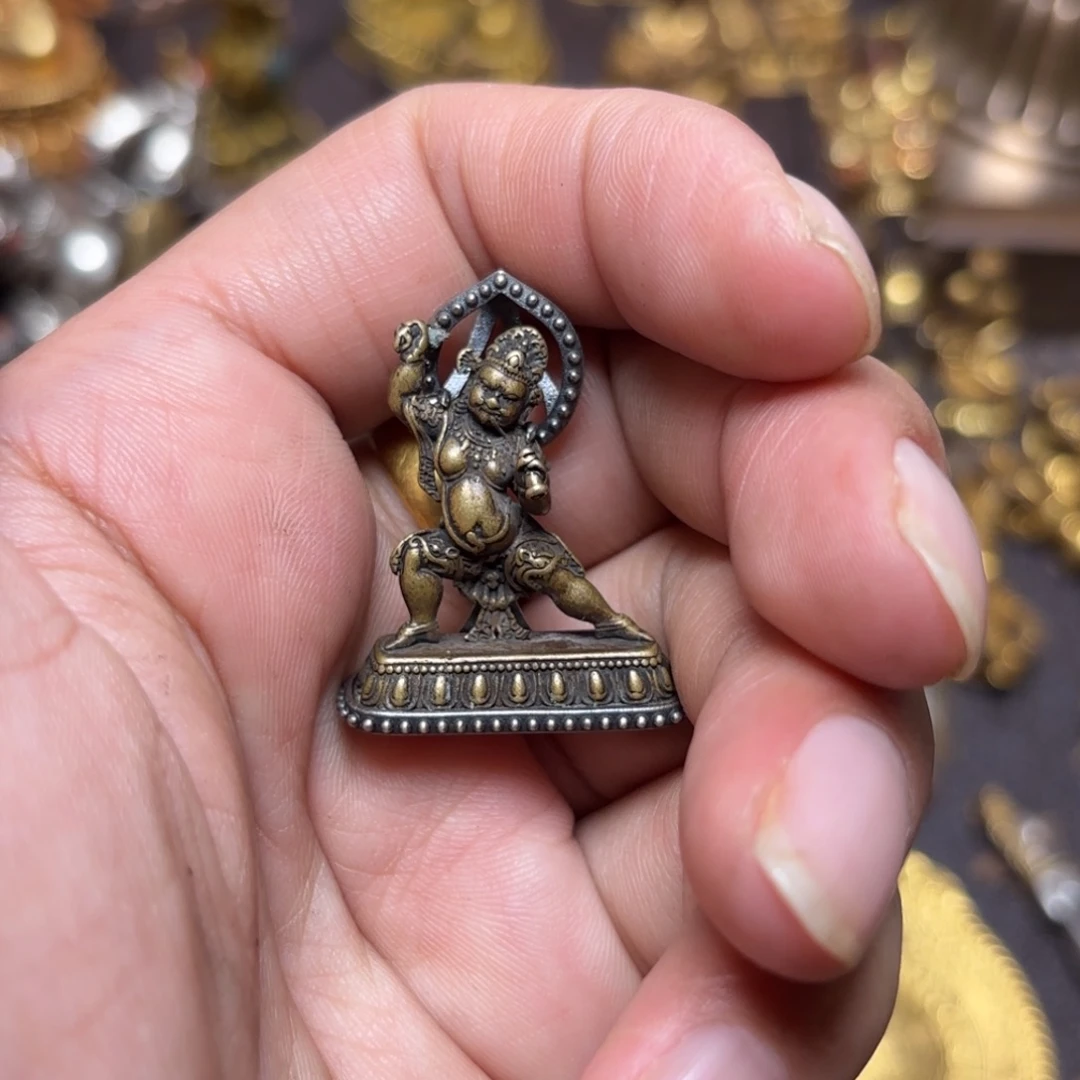 苦***族藏传吊坠项链扎西得乐