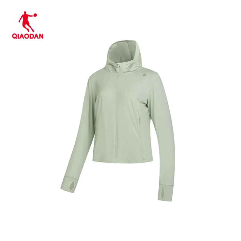 乔丹运动风衣女2025夏季新款防晒衣薄款连帽健身外套休闲跑步上衣