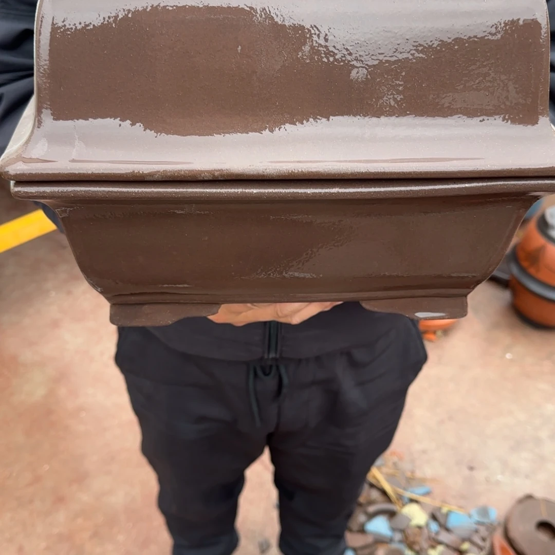 紫砂花盆口径26.18.10口径