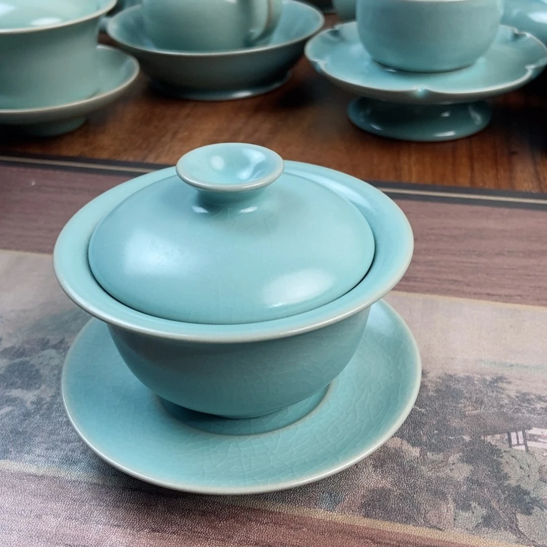 摆件原产地原矿汝瓷～茶器