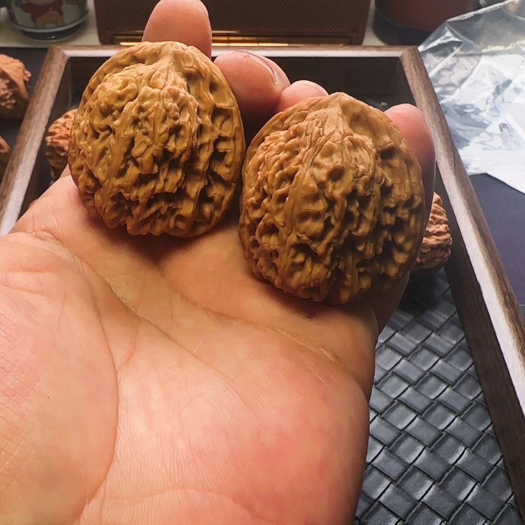 老***好文玩核桃把件南疆石