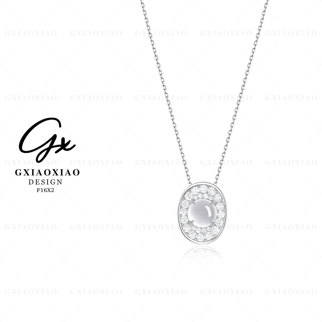 G XIAOXIAO 镀K金【风暴之眼】气质百搭项链 F16X2