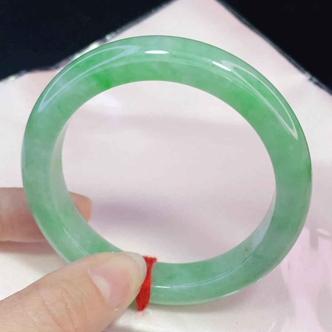 未镶嵌手镯翡翠55.8正圈