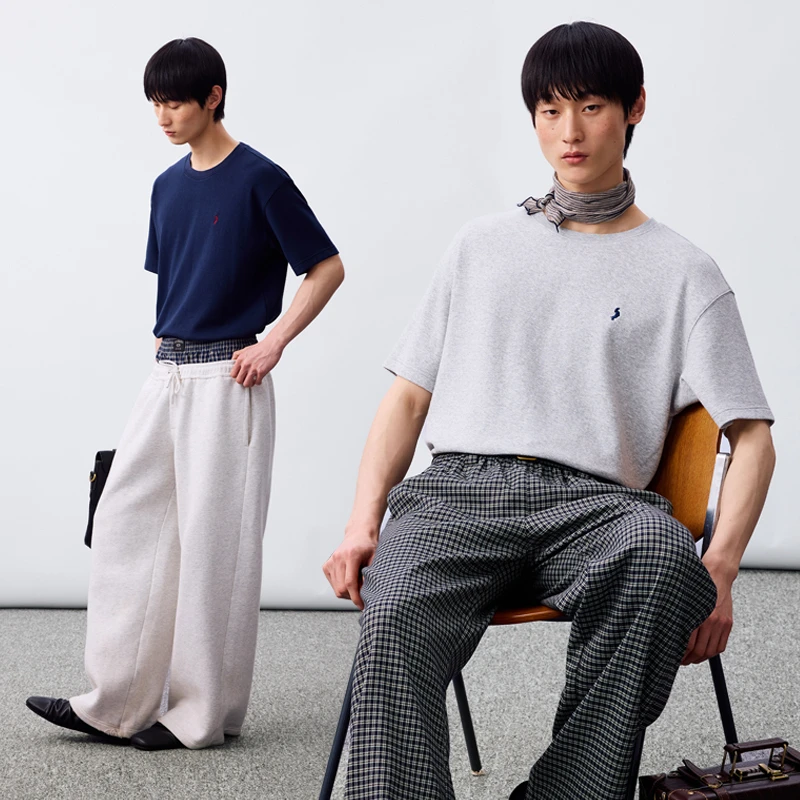 PSOBrand上衣男士男装户外情侣夏季舒适百搭透气复古T恤TKA137