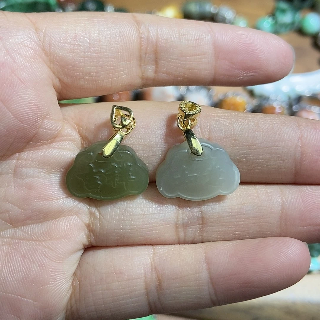 和田玉（糖玉）未镶嵌吊坠(不含链)009