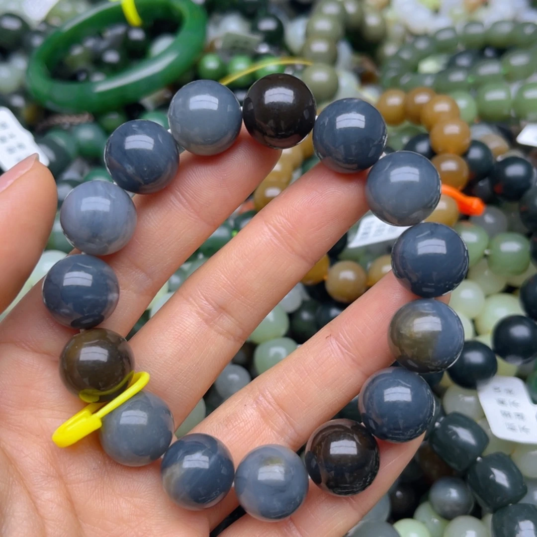 和田玉未镶嵌手链