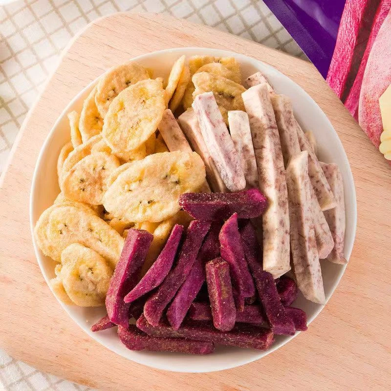 新疆包邮呆小帝菠萝蜜香蕉脆片108g/综合果蔬脆168g休闲聚会年货