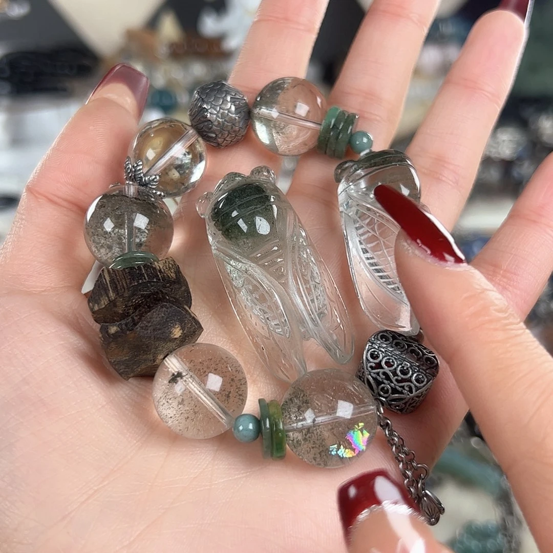 水晶手链未镶嵌牛***挞