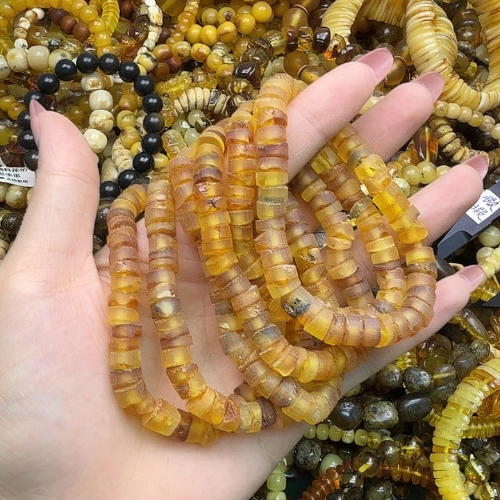 琥珀未镶嵌珠宝奇石