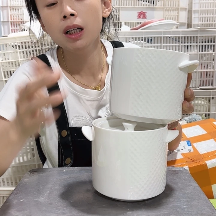 碟2个炖盅工厂库存微瑕产品