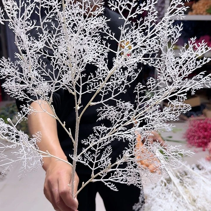 白色雾凇10支装仿真