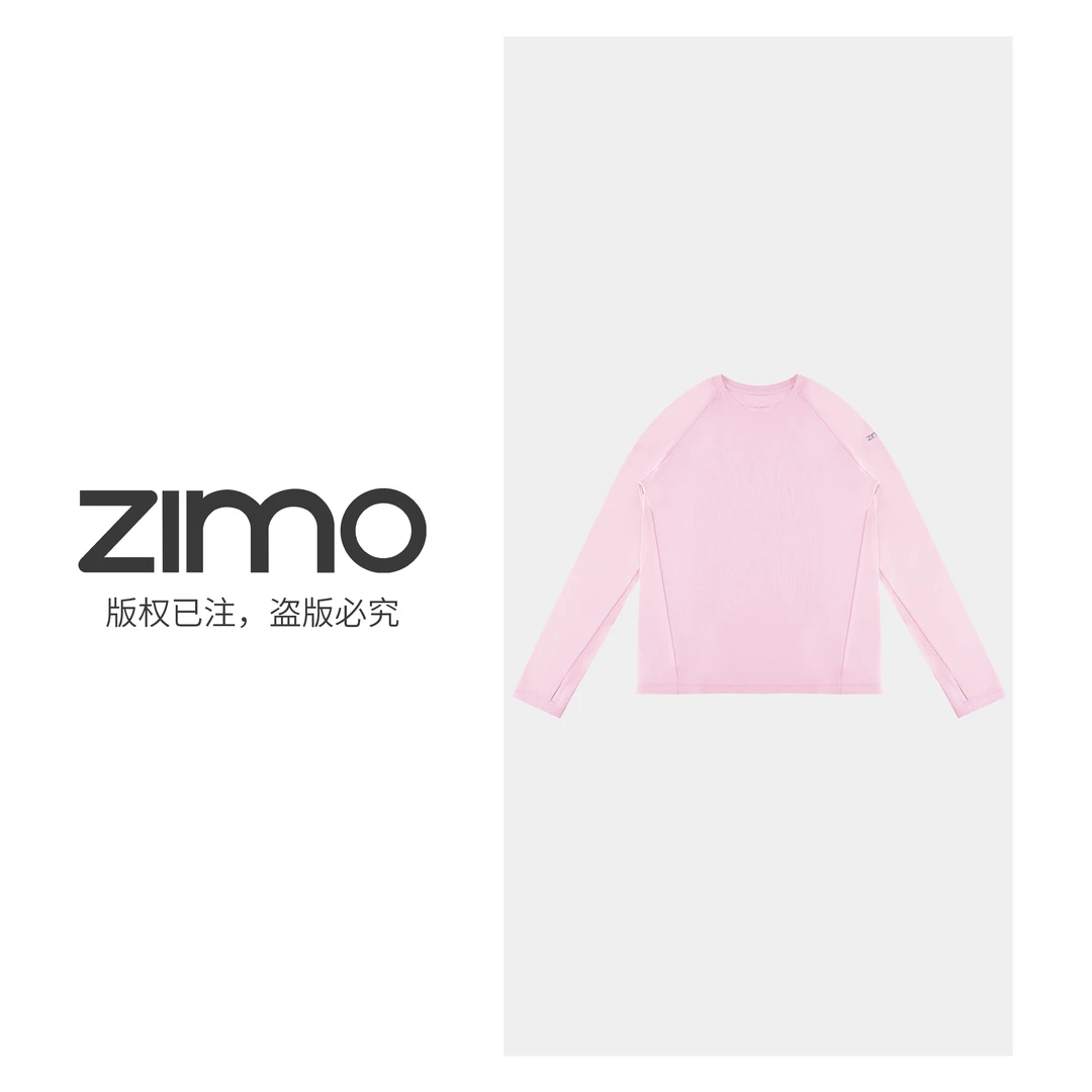 女士长袖樱语粉294-zimo-瑜伽健身瑜伽服健身服YFCX294