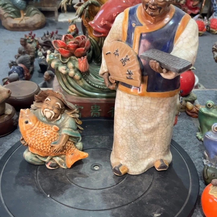 石湾摆件聚**道石湾摆件，，，，