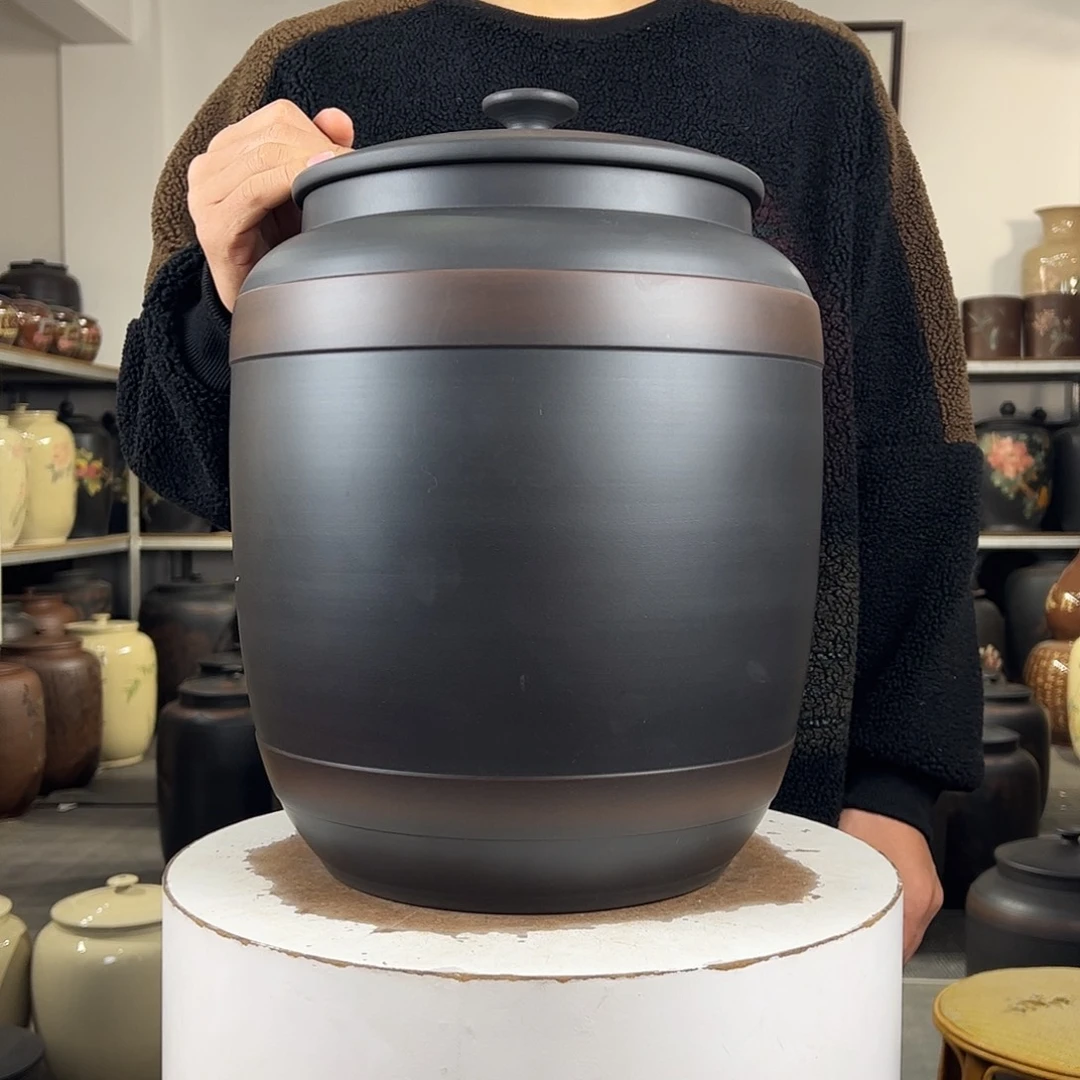 15升水缸素罐 盖子有孔的